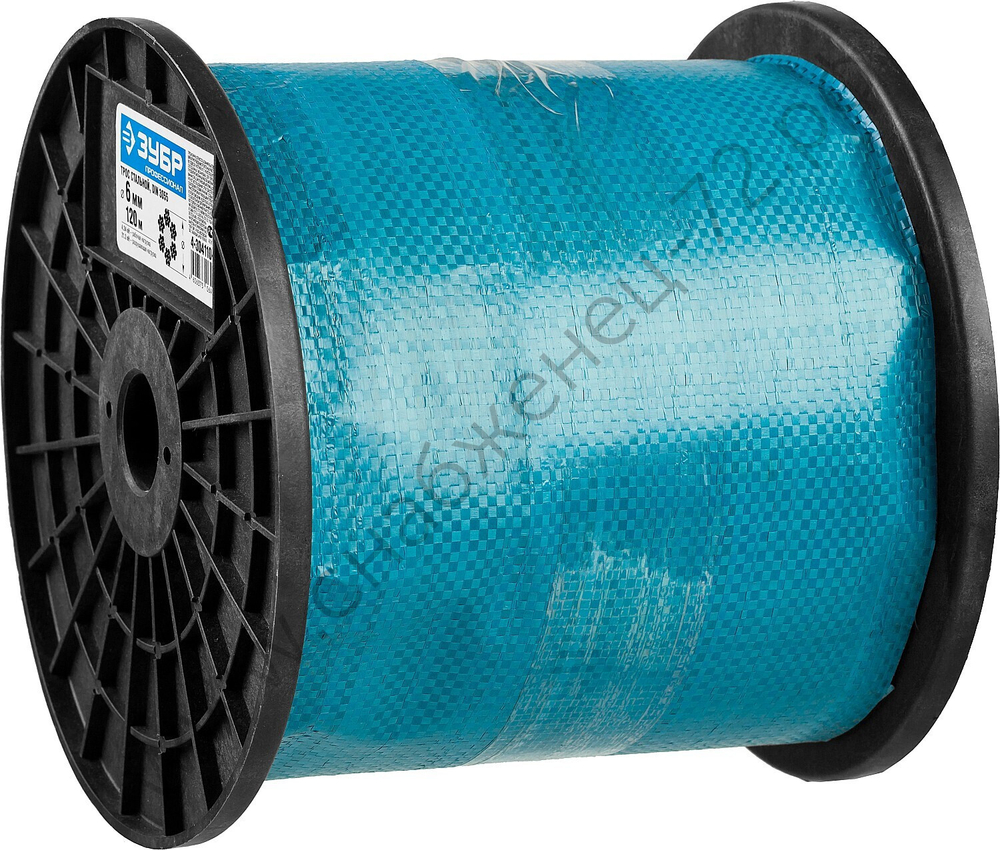 ЗУБР DIN 3055, свивка 6х7+FC, 6 мм, L=120м., стальной трос, Профессионал (4-304110-06)