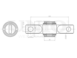 Сайлентблок внутренний заднего верхнего рычага UNIO RMP-20283