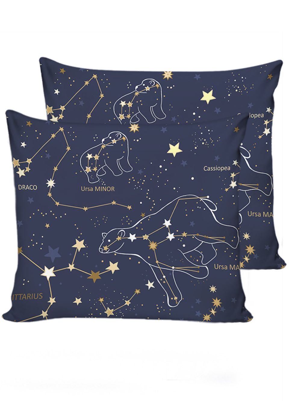 Наволочка комплект 2шт Сказка "Созвездия" 70х70 см, поплин