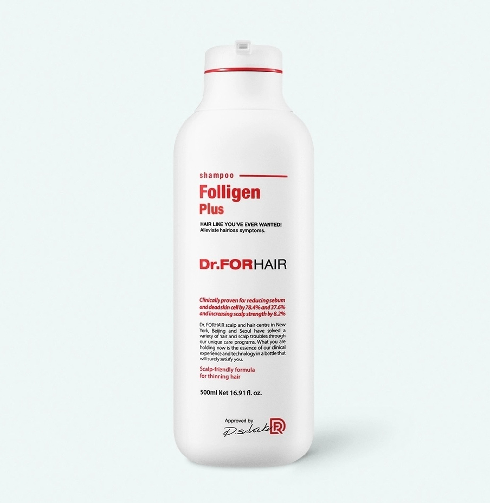 Dr.ForHair  Folligen Shampoo PLUS 500 мл Шампунь с липосомами против выпадения волос
