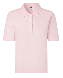 Женское поло Tommy Hilfiger 1985 Slim Pique Polo - Розовый