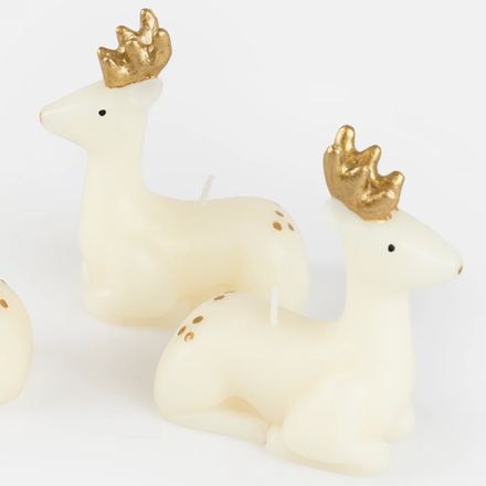 Свечи "Рождественские олени" 3 шт.