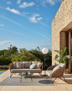 Веревочное кресло Branzie коричневое