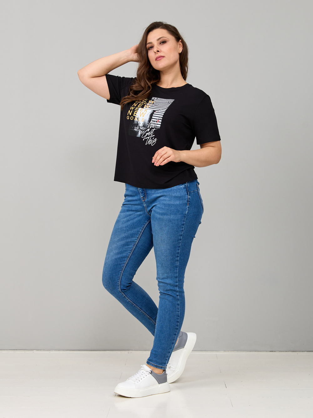 Футболка Фв-107/черный-город