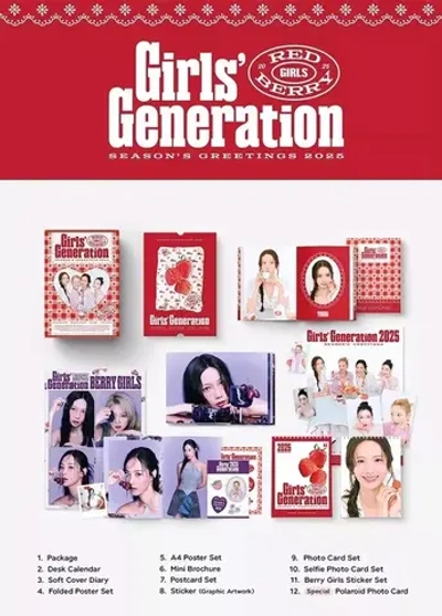 Календарь GIRLS' GENERATION SNSD - 2025 SEASON’S GREETINGS