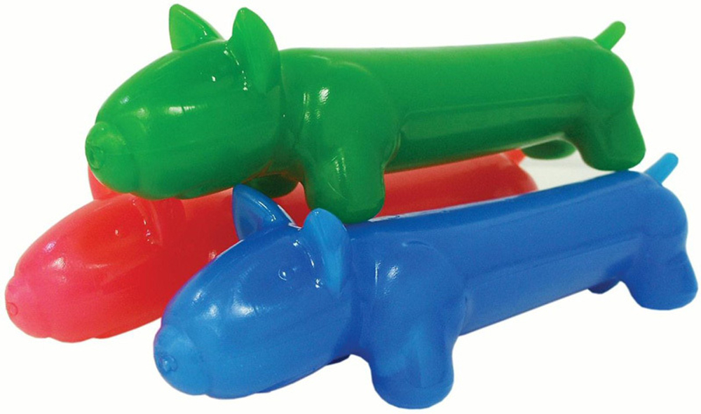 Игрушка J.W. для собак длинная собака суперупругая Мегаласт средняя