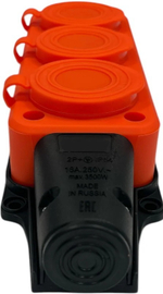 Удлинитель силовой iTOK i-CONNECT-COLOR-SUR-KG-325-1-44-30-ORANGE