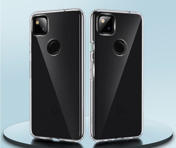 Силиконовый чехол для Google Pixel 4a 5G 6.2" (Прозрачный)