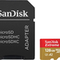 Карта памяти SanDisk Extreme microSDXC 128GB + SD Adapter 160МB/s, Class 10 UHS-I U3 (SDSQXA1-128G-GN6MA)