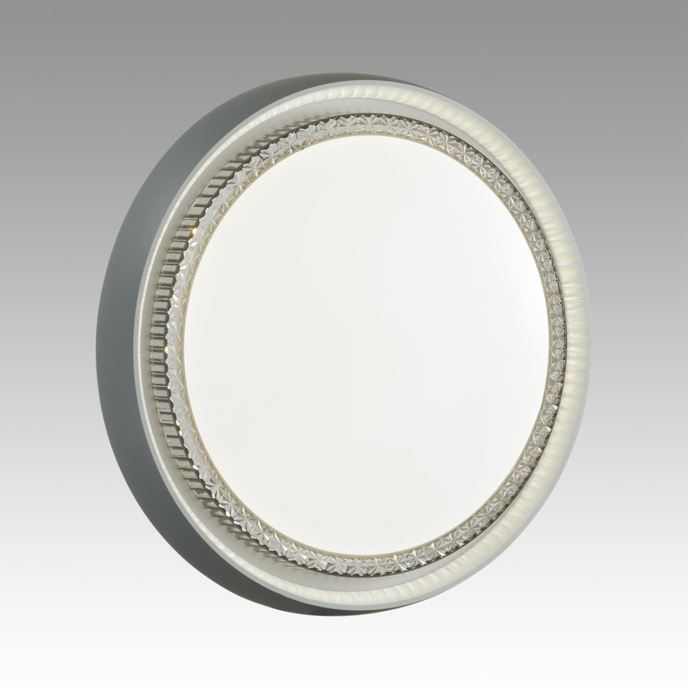 7644/DL PALE SN 000 Светильник пластик/белый/серый LED 48Вт 4000К D425 IP43 RAHIG