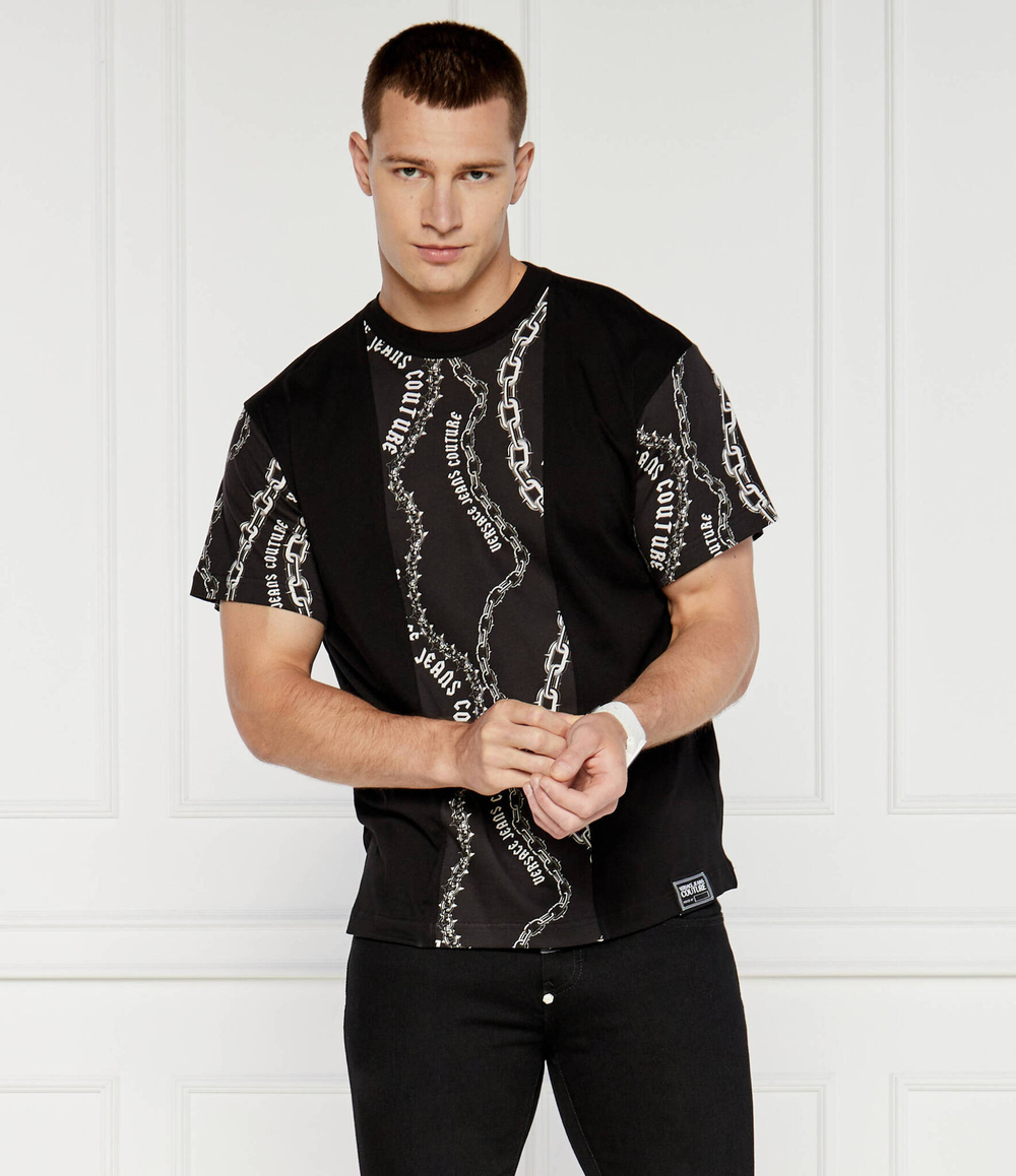 Футболка Versace Jeans Couture - черный(77GAH622JS365)