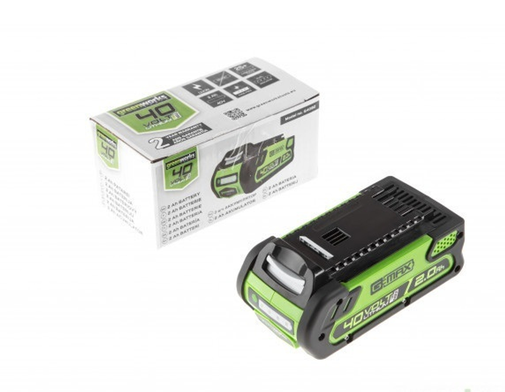 Аккумуляторная газонокосилка GREENWORKS G40LMK35K2 2501907UA