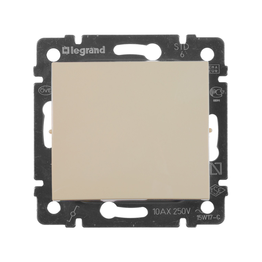 77 4307 Выключатель перекрёстный 10 шт слоновая кость