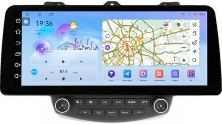 Магнитола для Honda Accord 7 2003-2008 - FarCar монитор 12.3" 2K QLED на Android 14, TS10, CarPlay, 4G SIM-слот