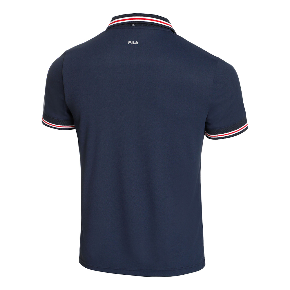 Мужское теннисное поло Fila Piro Polo Men - Dark Blue