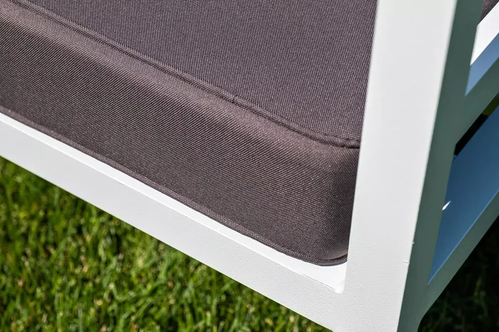 "Глория" модуль диванный правый, каркас из алюминия