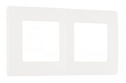 Рамка на 2 поста Arte Milano am-517.17 517.17-2.white