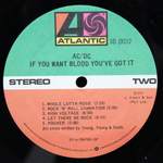 AC/DC / If You Want Blood You've Got It (LP)