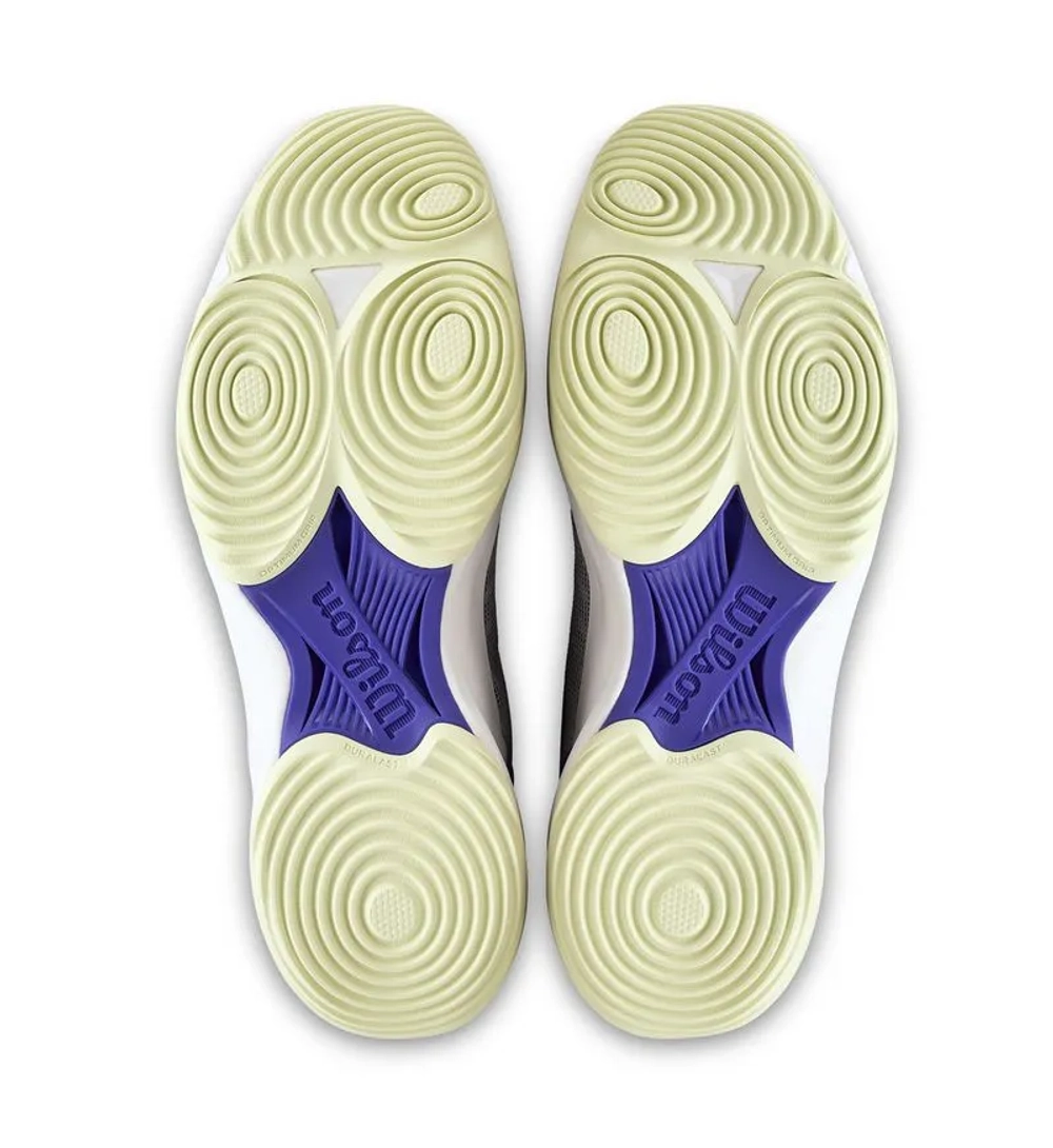 Мужские кросовки для Padel Wilson Hurakn Pro V2 - gray dawn/black/tender yellow
