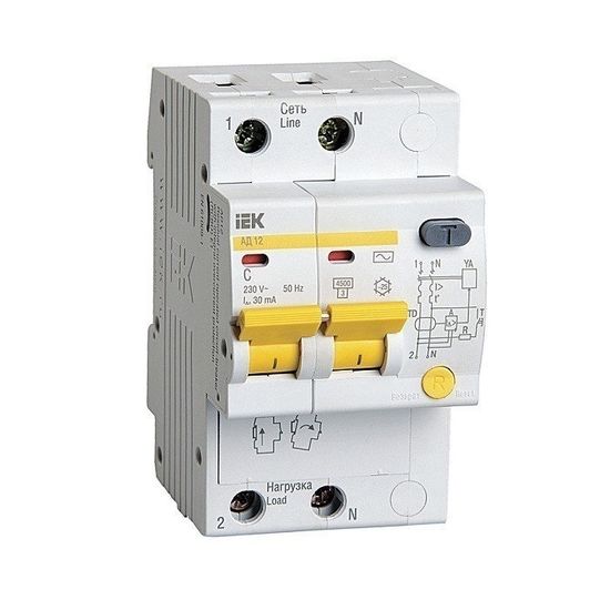 Дифференциальный автомат АВДТ-32 2Р 30мА IEK