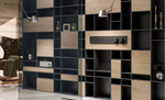 Термостат Gessi HI-FI, до 4-х функций одновременно, встраиваемый, цвет Black Metal Brushed PVD