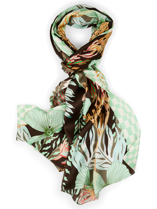 Шарф из шелка