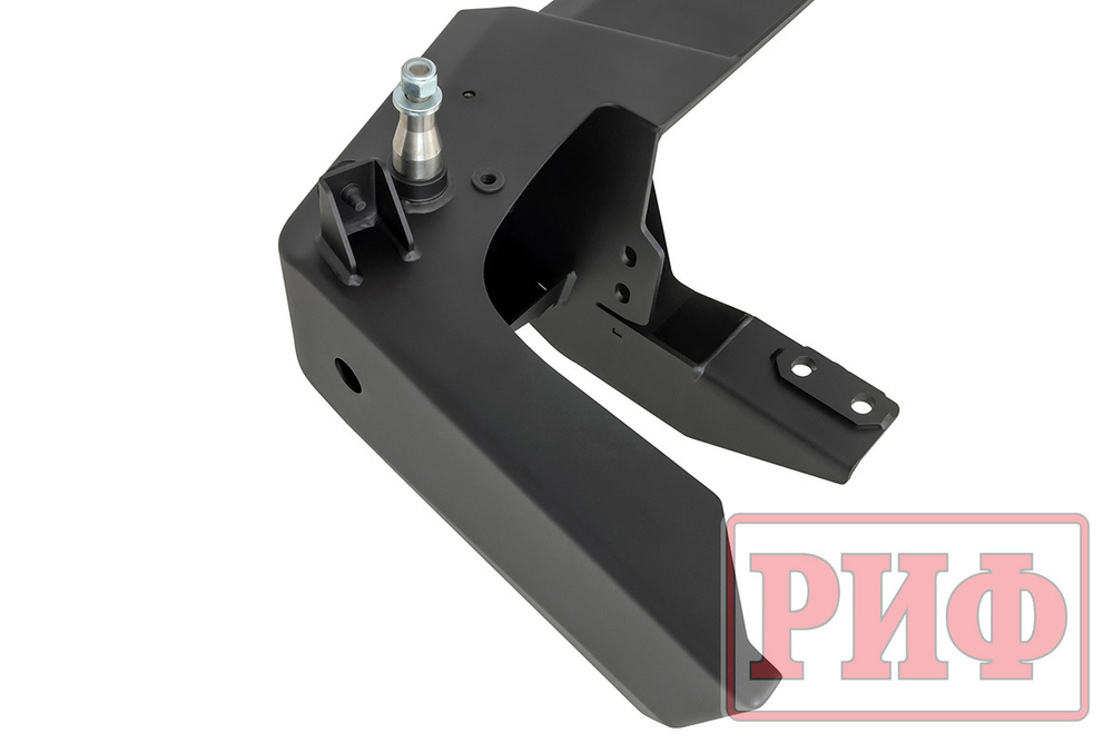 Бампер силовой задний TANK 300 с квадратом под фаркоп, калиткой и фонарями РИФ