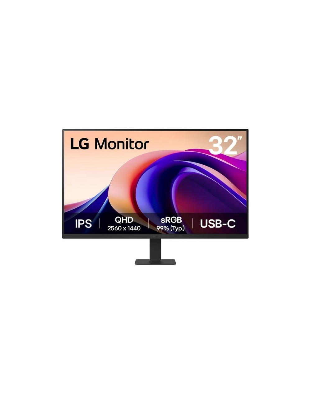 LCD LG 31.5" 32U631A-B {IPS 2560x1440 100Hz 5ms 178/178 250cd 1000:1 HDMI2.0 USB-C(15W)}
