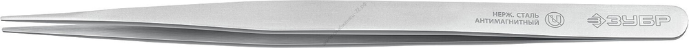 ЗУБР 180 мм, прямой, Антимагнитный пинцет (222113)
