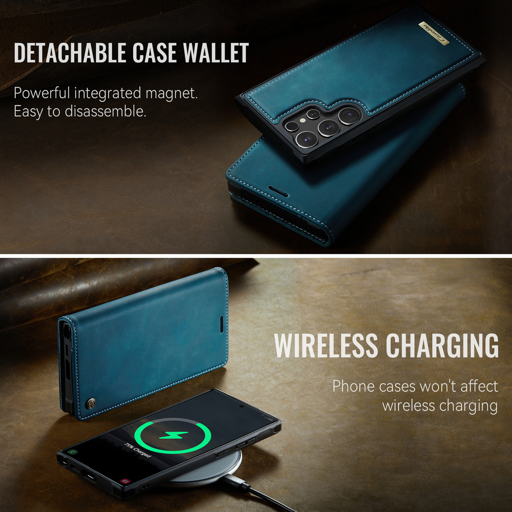 Чехол-кошелек CaseMe 2 in 1 MagSafe Samsung Galaxy S23 Ultra