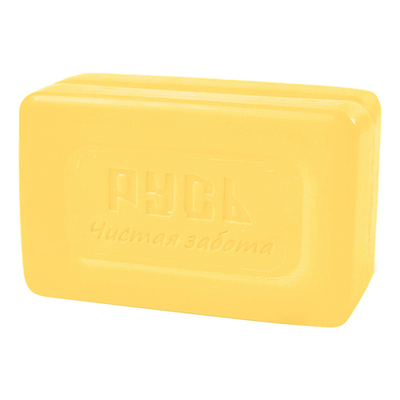 ЭФКО туал.мыло Русь "Чистая забота"180 гр. ярко-желтое