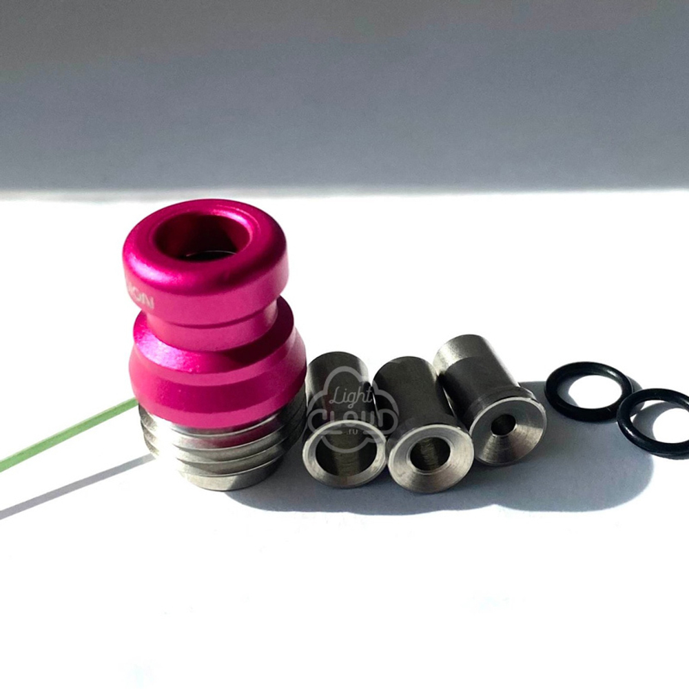 Mission XV Cosmos sleeve Boro drip tip by YFTK