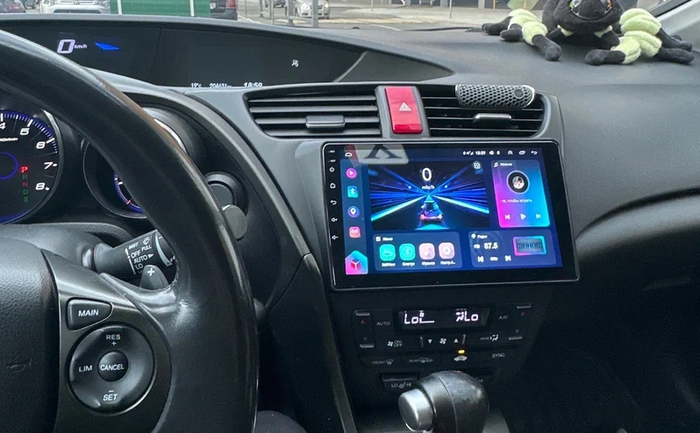 Магнитола для Honda Civic 9 2012-2015 (хэтчбэк) - Canbox 9-0108 Qled, Android 10, Быстрая, SIM-слот