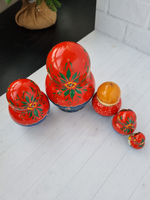 Матрёшка "с курочкой" пузатая 5мест