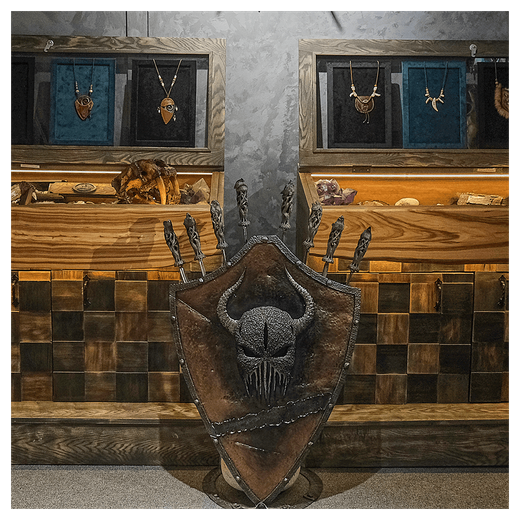 Набор шампуров из серебра «Тотем»