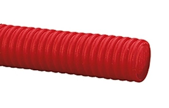 Гофрированная труба Uni-Fitt 28 красная (для труб 20) в бухтах 50 метров