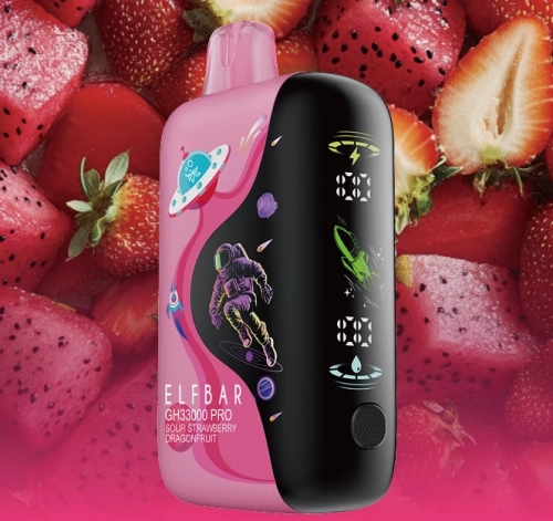 Elf Bar GH33000 Pro – Sour Strawberry Dragonfruit (5% nic)