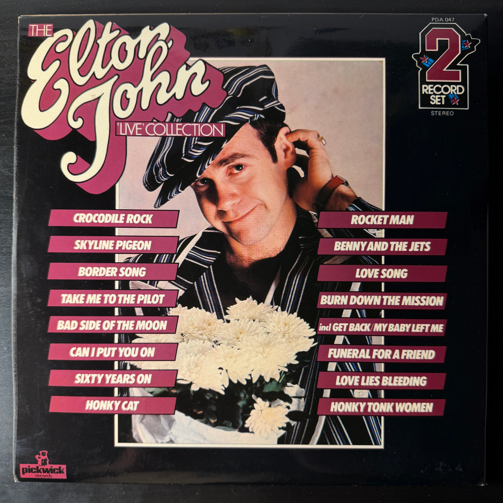 Elton John ‎– The Elton John 'Live' Collection 2LP (Англия 1979г.)Т