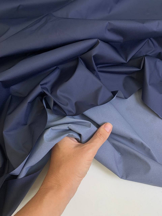 Плащевка однот синий темн NICOLE