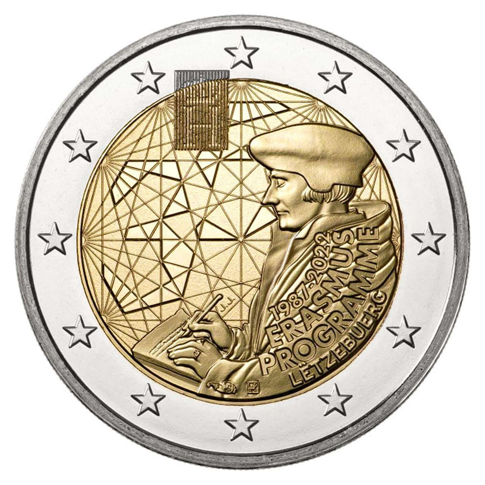 Luxembourg 2 Euro 2022 - 35th Anniversary of the Erasmus Programme