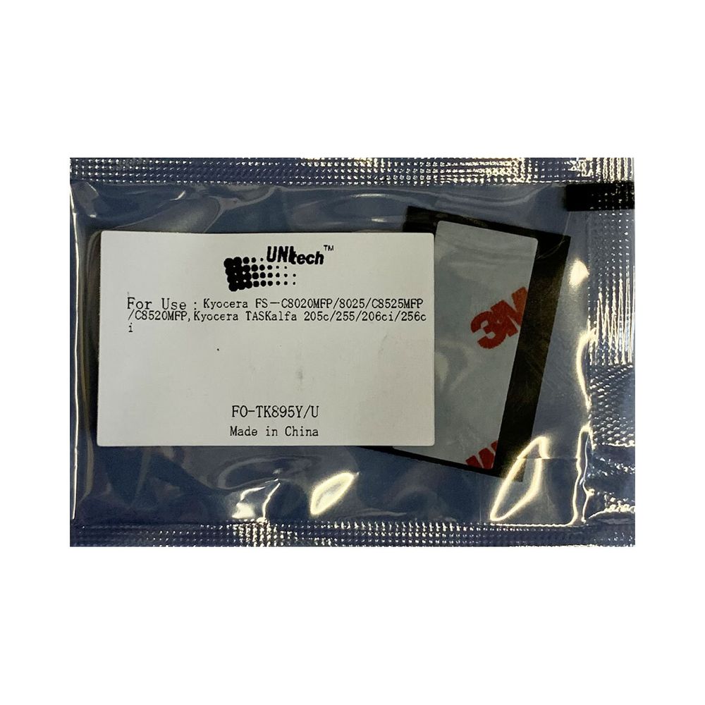 Чип к-жа (TK- 895Y) Kyocera FS-C8020/8025 (6K) yellow UNItech(Apex)