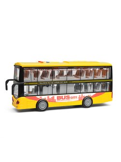 Машинка Автобус Городской со светом и звуком (JS123A)