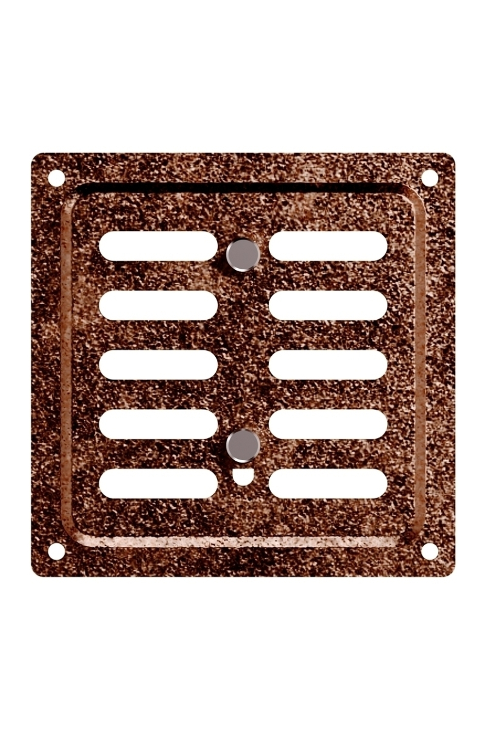 Решетка вентиляционная MER регулируемая 100x100 окраш.сталь Antique copper ERA