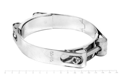 Хомут силовой двухболтовый 100-110/24