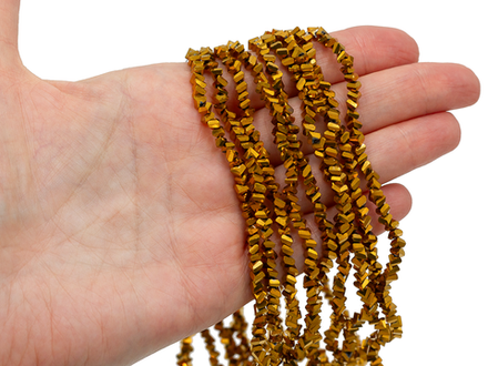 Нить бусин для украшений 4мм (ювелирное стекло)