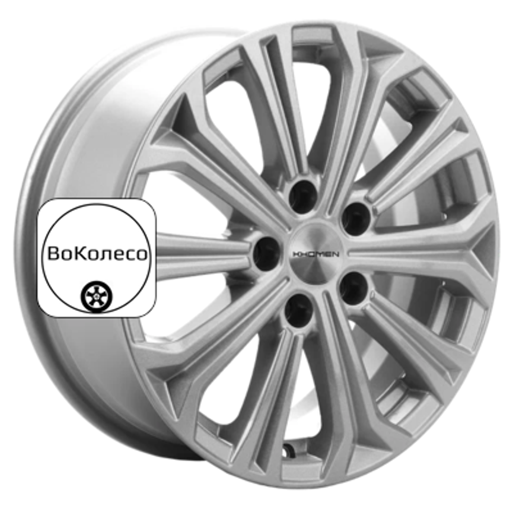 6,5x16/5x112 ET50 D57,1 KHW1610 (Octavia) F-Silver Khomen Wheels
