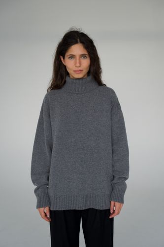 Джемпер History из мериноса и кашемира с высоким воротом