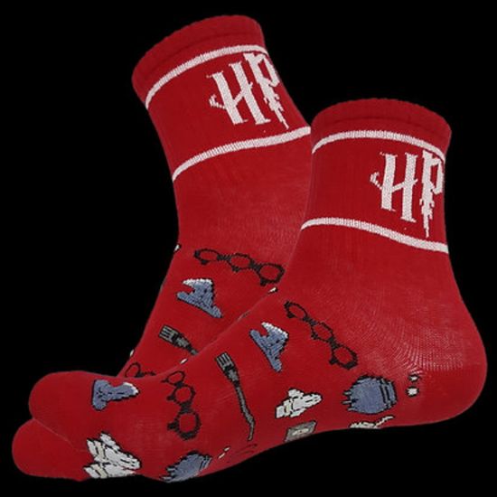 Носки Гарри Поттер "Школа чародейства и волшебства" р-р 36-41 (красный)