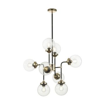 Люстра подвесная 4971/8 черный Priama Odeon Light