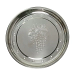 Поднос металлический 32 см «Виноград»